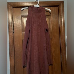 Express cut out sweater dress